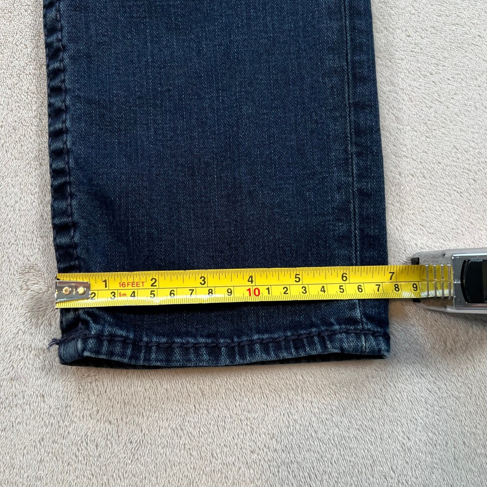True Religion Geno Relaxed Slim Jeans Mens 34x32 Dark Wash Blue Denim Horseshoe - Picture 8 of 12